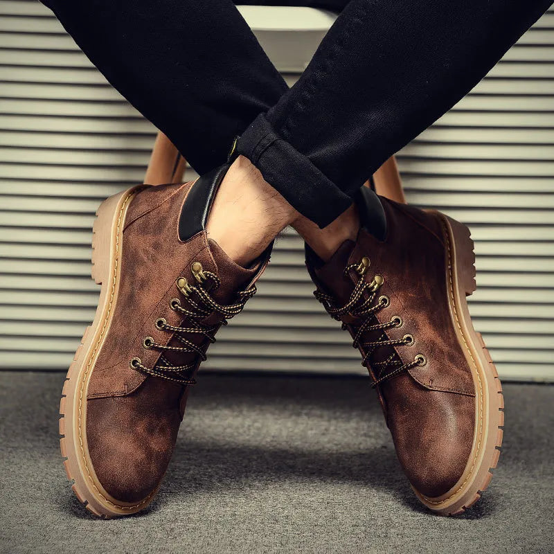 Wasserdichte Herrenstiefel – Robustes Design für stilvolle Wintertage