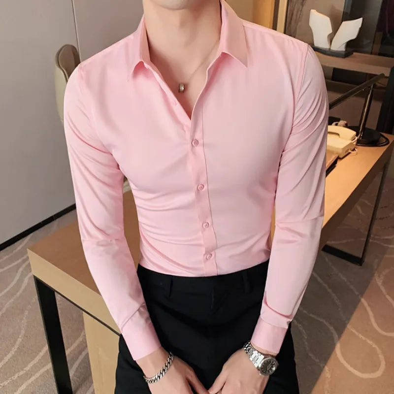 Herrenhemd aus Baumwollmischung – Eleganz und Komfort für den modernen Mann