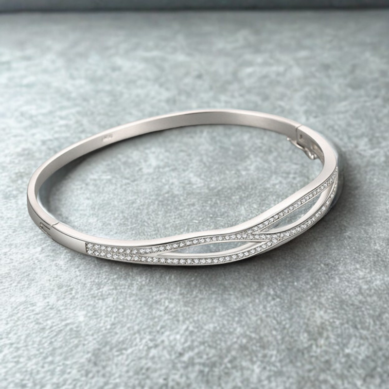 925er Silber Kreuzarmband – Zeitlose Eleganz