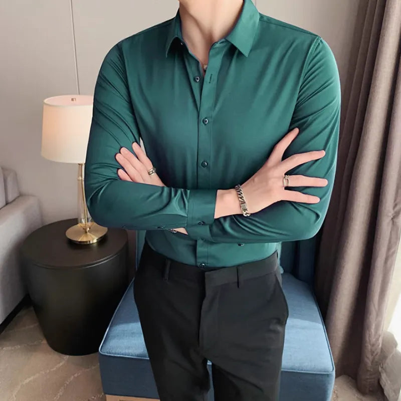 Herrenhemd aus Baumwollmischung – Eleganz und Komfort für den modernen Mann