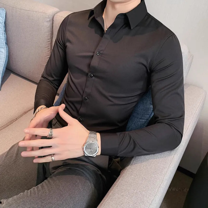 Herrenhemd aus Baumwollmischung – Eleganz und Komfort für den modernen Mann