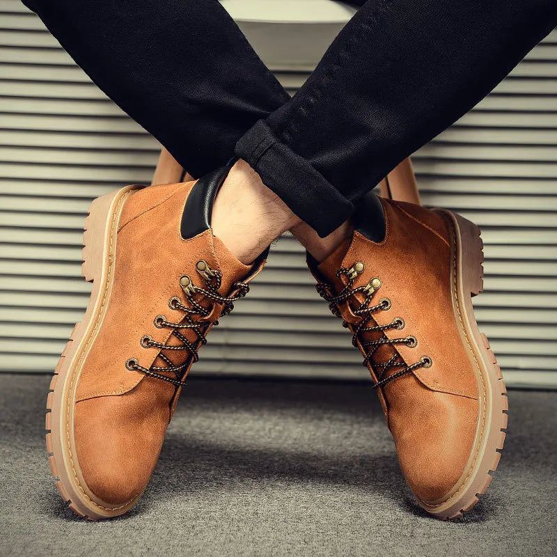 Wasserdichte Herrenstiefel – Robustes Design für stilvolle Wintertage